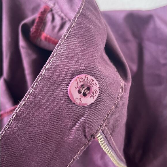 Vintage 80's Plum Zip Up Jumpsuit / Scharfex / Sz 34 / READ / Flight Suit - Picture 10 of 10